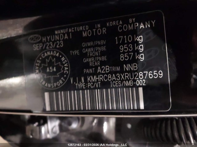 KMHRC8A3XRU287659 Hyundai Venue Sel/limited