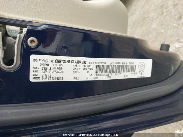 2012 Dodge Grand Caravan Se/sxt მანქანა იყიდება აუქციონზე, vin: 2C4RDGBG4CR316509, აუქციონის ნომერი: 12572208
