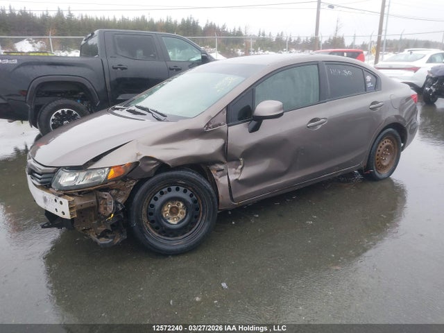 2012 Honda Civic Lx მანქანა იყიდება აუქციონზე, vin: 2HGFB2E40CH006507, აუქციონის ნომერი: 12572240