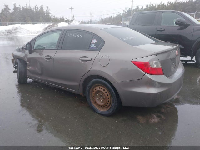 2012 Honda Civic Lx მანქანა იყიდება აუქციონზე, vin: 2HGFB2E40CH006507, აუქციონის ნომერი: 12572240