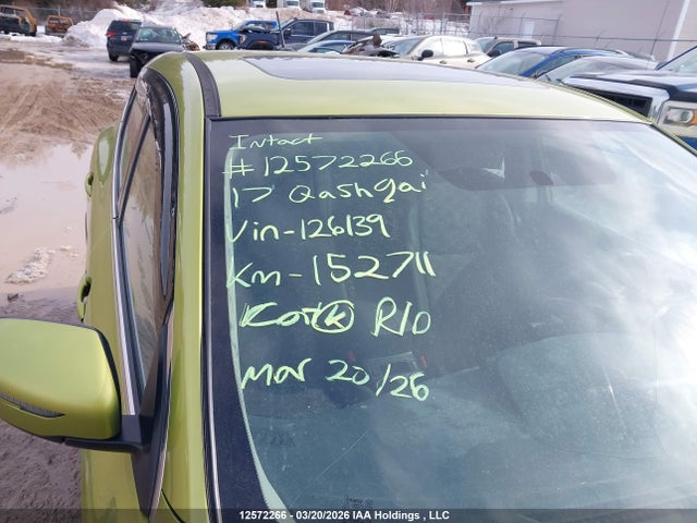 JN1BJ1CRXHW126139 Nissan Qashqai S/sl/sv