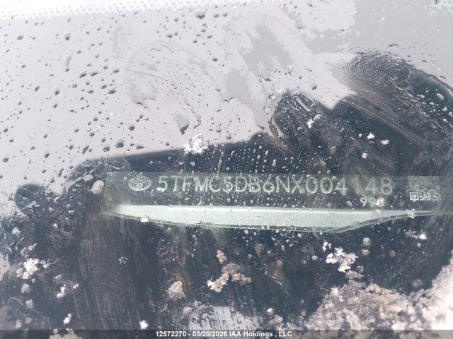 5TFMC5DB6NX004148 Toyota Tundra Crewmax Platinum/crewmax 1794