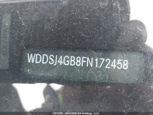 Aukcja sprzedaży 2015 Mercedes-benz Cla 250 4matic, vin: WDDSJ4GB8FN172458, numer aukcji: 12572299
