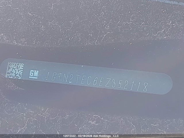 12572322 :رقم المزاد ، 1GTN2TEC6EZ352118 vin ، 2014 Gmc Sierra K1500 مزاد بيع