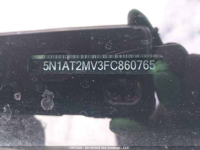 5N1AT2MV3FC860765 Nissan Rogue S/sl/sv