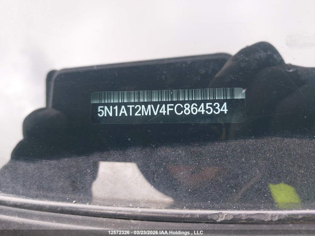 Продаж на аукціоні авто 2015 Nissan Rogue S/sl/sv, vin: 5N1AT2MV4FC864534, номер лоту: 12572326