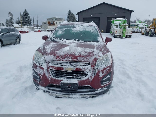 Aukcja sprzedaży 2014 Chevrolet Trax 1lt, vin: 3GNCJLEB8EL121740, numer aukcji: 12550701