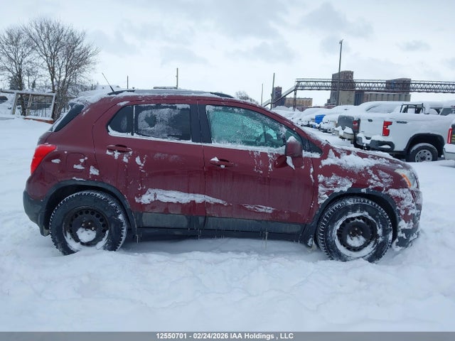 Aukcja sprzedaży 2014 Chevrolet Trax 1lt, vin: 3GNCJLEB8EL121740, numer aukcji: 12550701