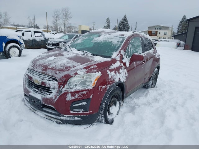 Aukcja sprzedaży 2014 Chevrolet Trax 1lt, vin: 3GNCJLEB8EL121740, numer aukcji: 12550701