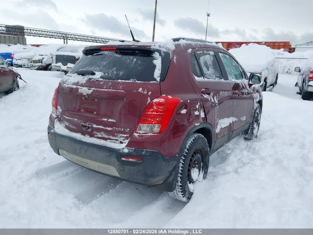 Aukcja sprzedaży 2014 Chevrolet Trax 1lt, vin: 3GNCJLEB8EL121740, numer aukcji: 12550701