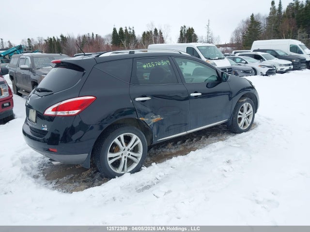 2012 Nissan Murano S/sl/le მანქანა იყიდება აუქციონზე, vin: JN8AZ1MW9CW215543, აუქციონის ნომერი: 12572369
