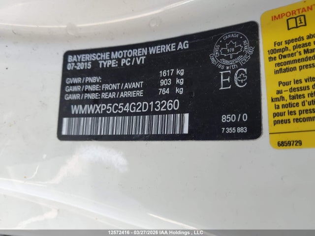 Mini 3 Door Cooper 2016 WMWXP5C54G2D13260 Image 9