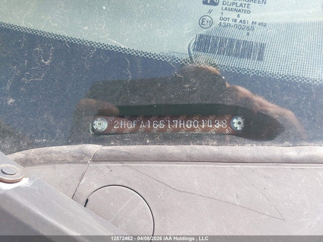 Продаж на аукціоні авто 2007 Honda Civic Lx, vin: 2HGFA16517H001438, номер лоту: 12572462