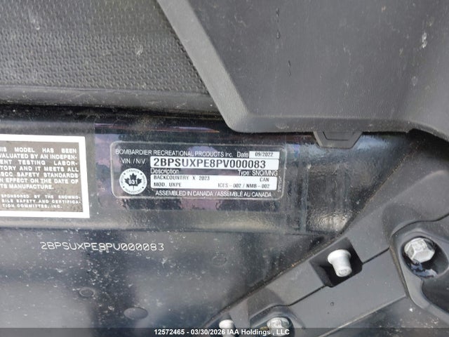 2BPSUXPE8PV000083 Skidoo Skidoo.