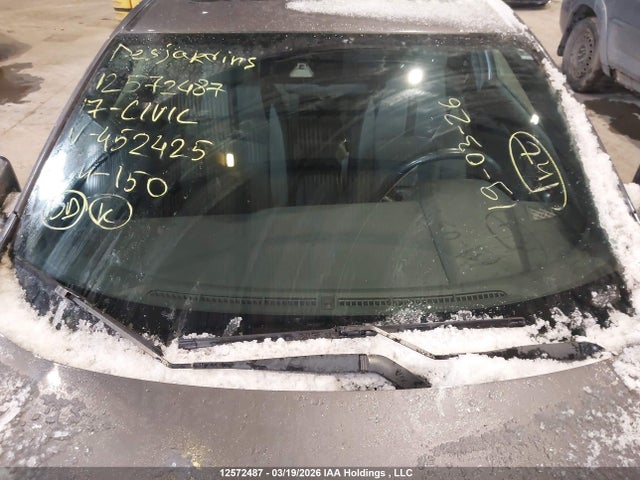 12572487 :رقم المزاد ، 2HGFC3B45HH452425 vin ، 2017 Honda Civic Ex مزاد بيع