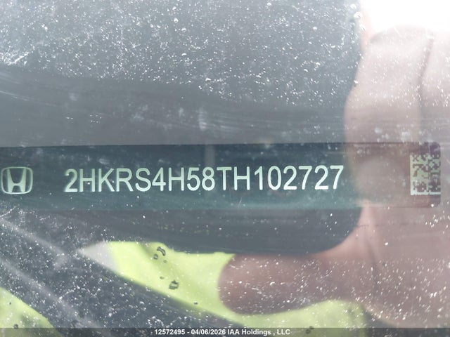 2026 Honda Cr-v Sport მანქანა იყიდება აუქციონზე, vin: 2HKRS4H58TH102727, აუქციონის ნომერი: 12572495