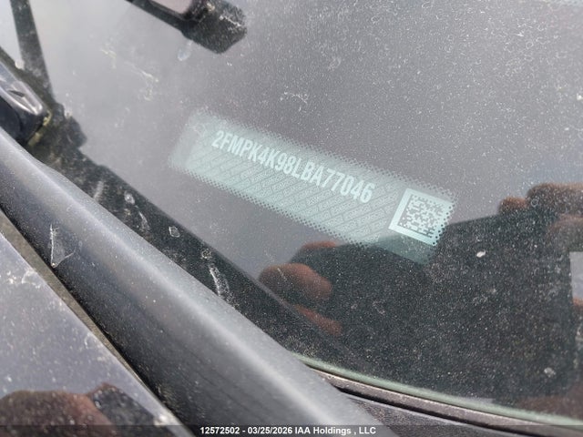 2020 Ford Edge მანქანა იყიდება აუქციონზე, vin: 2FMPK4K98LBA77046, აუქციონის ნომერი: 12572502
