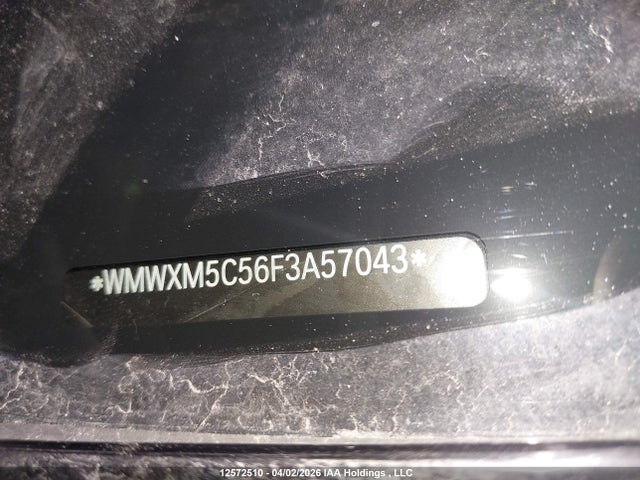WMWXM5C56F3A57043 Mini 3 Door Cooper