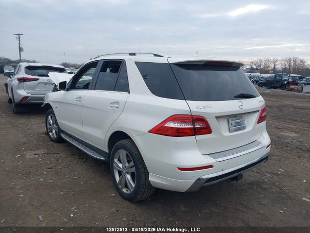 Продаж на аукціоні авто 2012 Mercedes-benz Ml 350 Bluetec, vin: 4JGDA2EB3CA073894, номер лоту: 12572513