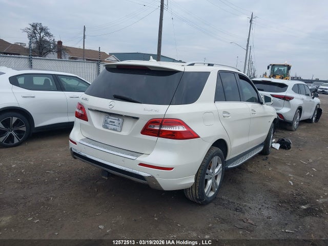 Продаж на аукціоні авто 2012 Mercedes-benz Ml 350 Bluetec, vin: 4JGDA2EB3CA073894, номер лоту: 12572513