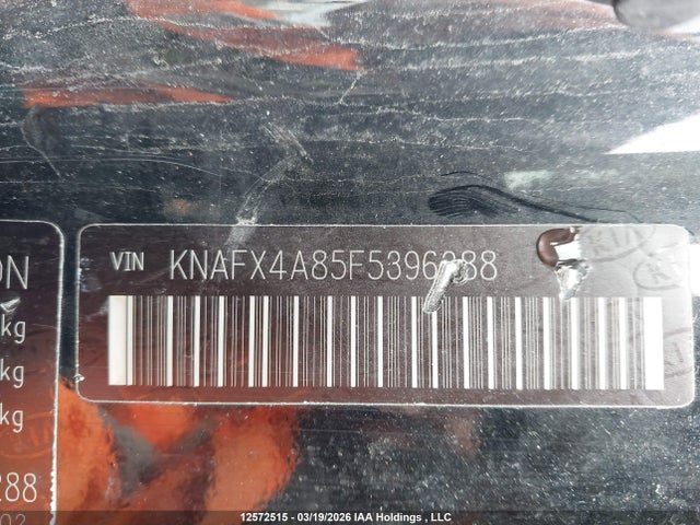 12572515 :رقم المزاد ، KNAFX4A85F5396288 vin ، 2015 Kia Forte Ex مزاد بيع
