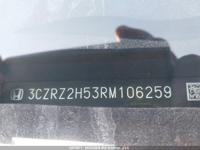 3CZRZ2H53RM106259 Honda Hr-v Sport-b