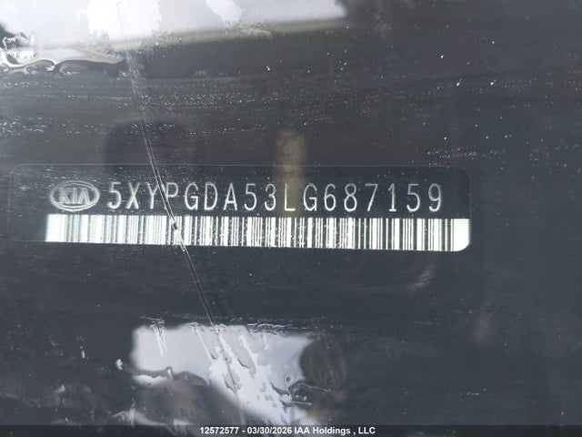 5XYPGDA53LG687159 KIA SORENTO S