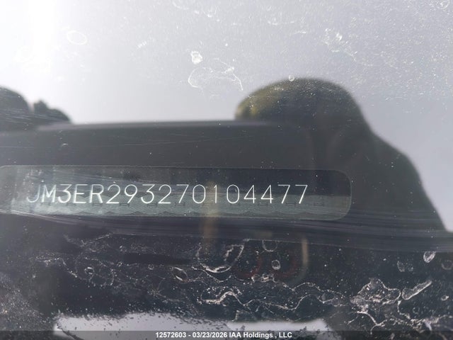 12572603 :رقم المزاد ، JM3ER293270104477 vin ، 2007 Mazda Cx-7 مزاد بيع