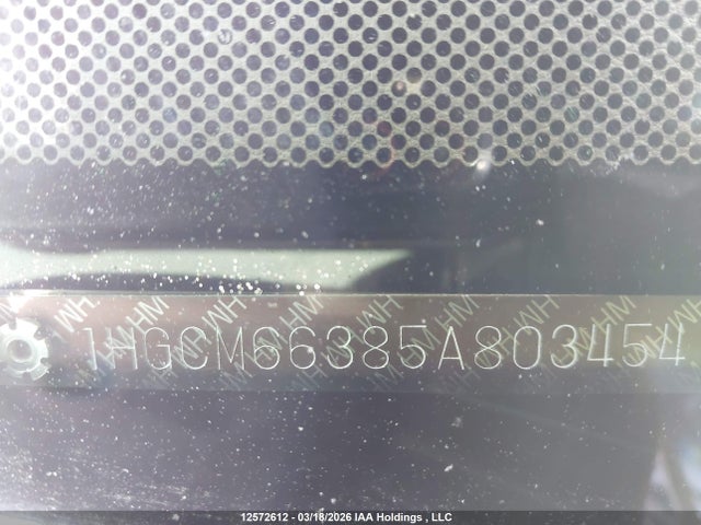 Продажа на аукционе авто 2005 Honda Accord Lx, vin: 1HGCM66385A803454, номер лота: 12572612
