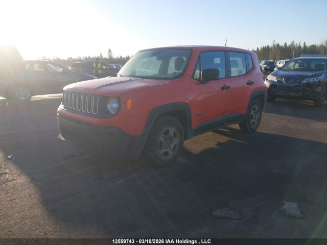2015 Jeep Renegade Sport მანქანა იყიდება აუქციონზე, vin: ZACCJAAH2FPC40545, აუქციონის ნომერი: 12559743