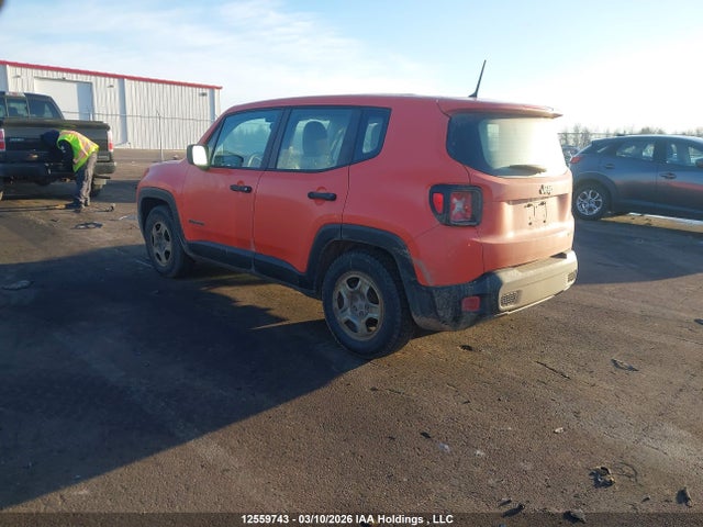2015 Jeep Renegade Sport მანქანა იყიდება აუქციონზე, vin: ZACCJAAH2FPC40545, აუქციონის ნომერი: 12559743