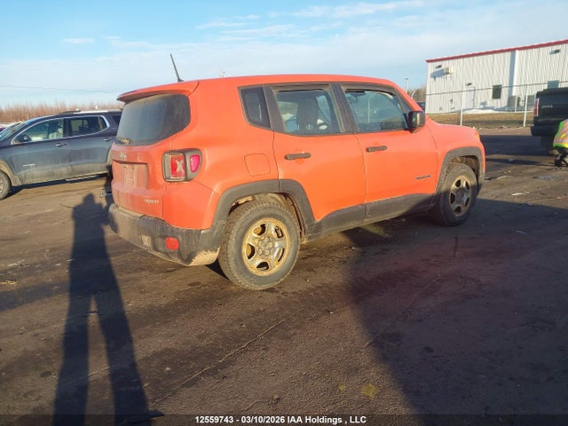 2015 Jeep Renegade Sport მანქანა იყიდება აუქციონზე, vin: ZACCJAAH2FPC40545, აუქციონის ნომერი: 12559743