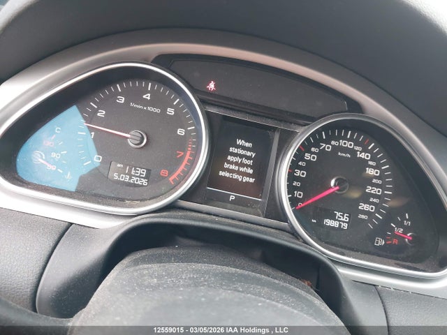 12559015 :رقم المزاد ، WA1DGCFE1CD001506 vin ، 2012 Audi Q7 3.0 Premium Plus/3.0 Sport مزاد بيع