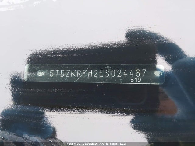 Aukcja sprzedaży 2014 Toyota Highlander Le, vin: 5TDZKRFH2ES024467, numer aukcji: 12557190