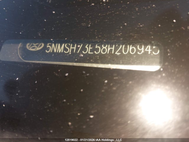 Продаж на аукціоні авто 2008 Hyundai Santa Fe Limited, vin: 5NMSH73E58H206945, номер лоту: 12519022