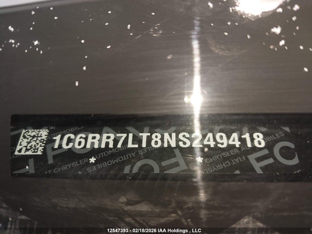1C6RR7LT8NS249418 RAM 1500 Classic Slt