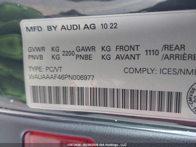Audi A4 2023 WAUAAAF46PN006977 Image 18