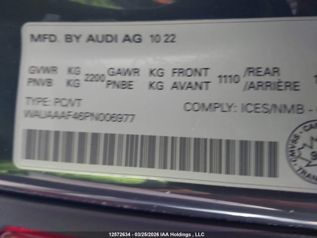 Audi A4 2023 WAUAAAF46PN006977 Image 9