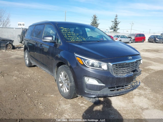 12572662 :رقم المزاد ، KNDMB5C14K6462753 vin ، 2019 Kia Sedona Lx/ex مزاد بيع