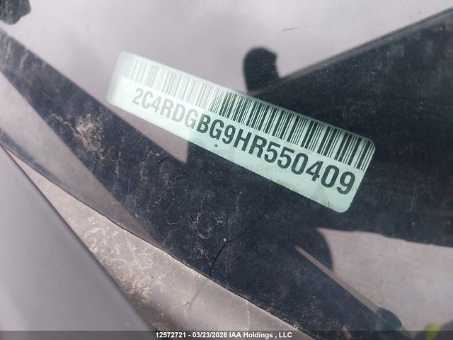 2C4RDGBG9HR550409 Dodge Grand Caravan Se