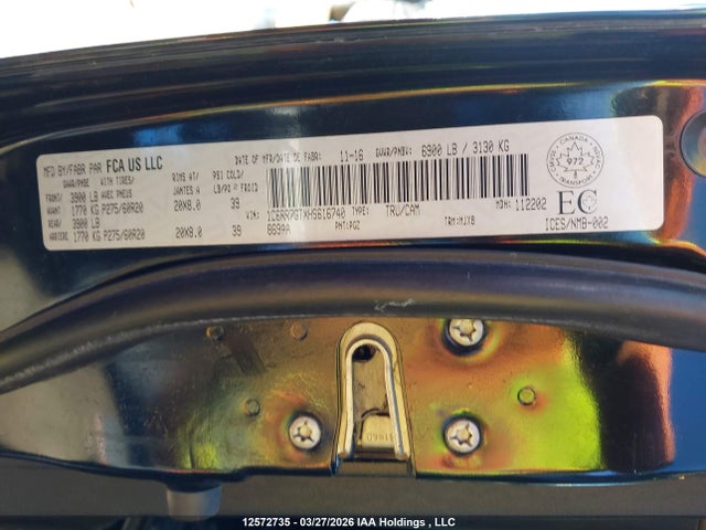 1C6RR7GTXHS616740 Dodge RAM 1500