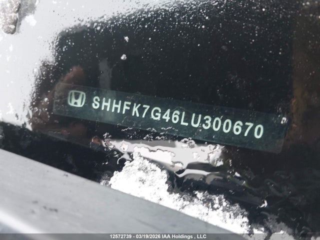 SHHFK7G46LU300670 Honda Civic Sport