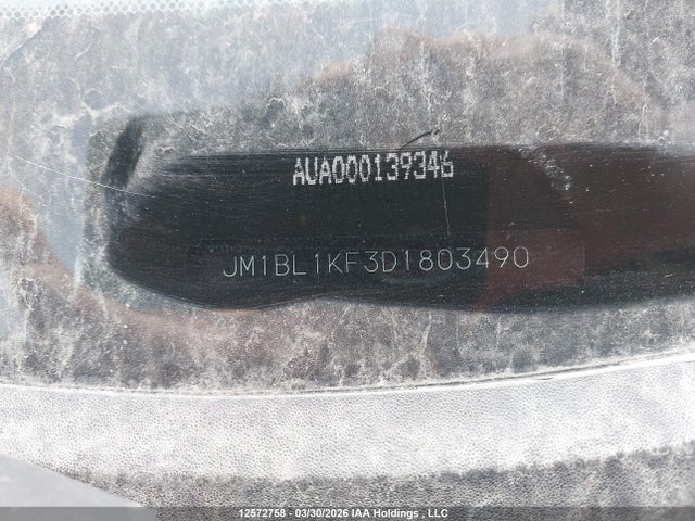 Aukcja sprzedaży 2013 Mazda Mazda3, vin: JM1BL1KF3D1803490, numer aukcji: 12572758