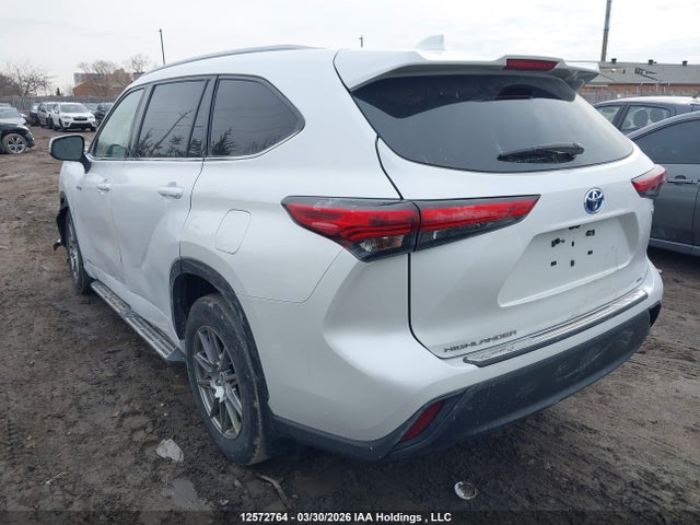12572764 :رقم المزاد ، 5TDABRCH8PS570081 vin ، 2023 Toyota Highlander Hybrid Xle مزاد بيع