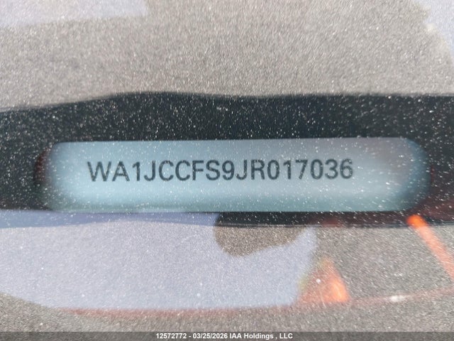 WA1JCCFS9JR017036 Audi Q3