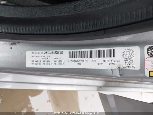Aukcja sprzedaży 2014 Chrysler 200 Lx, vin: 1C3CCBAB4EN229313, numer aukcji: 12572817