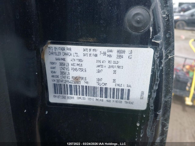 Aukcja sprzedaży 1998 Dodge Ram 1500, vin: 3B7HF12Y9WG232823, numer aukcji: 12572822