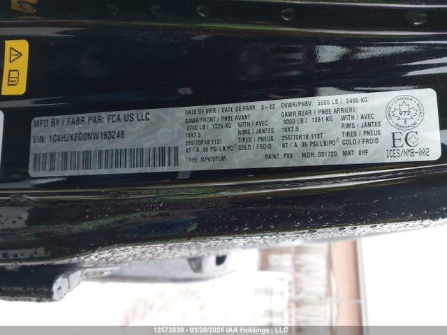 1C4HJXEG0NW163248 Jeep TJ
