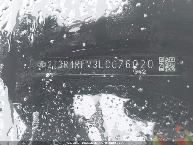 2T3R1RFV3LC076020 Toyota Rav4 Xle