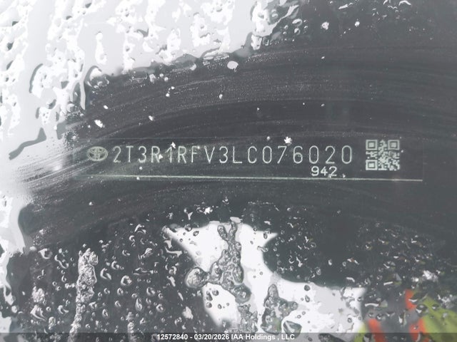 2T3R1RFV3LC076020 Toyota Rav4 Xle